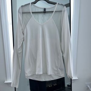 Victoria’s Secret Sport White Long Sleeve Shirt